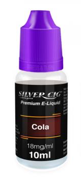 E-Liquid Silver-Cig Cola 16mg Nikotin 10ml im 5er Dsp.(DPT2 Konform EU Herstellu